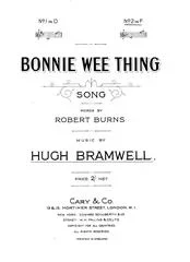 Hugh Bramwell : Hugh Bramwell : Bonnie Wee Thing – Piano, Voice – Faber Digital