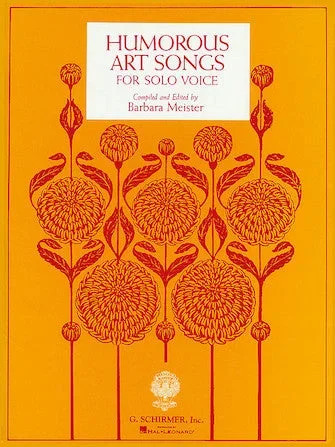 Humorous Art Songs for Solo Voice