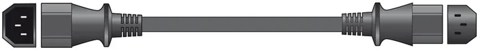IEC Extension Lead – 5m/Black