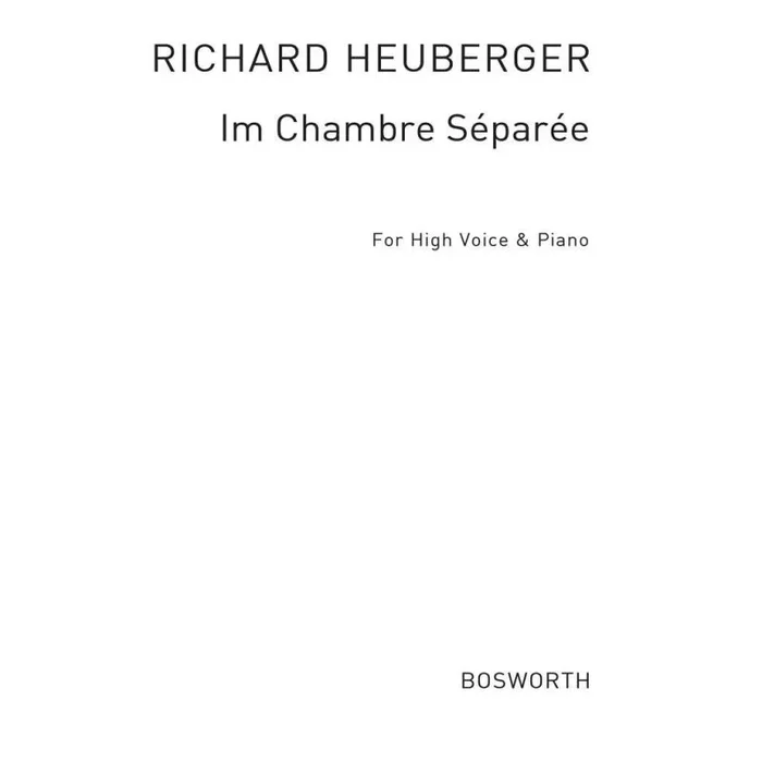 Im Chambre Separee (High Voice)