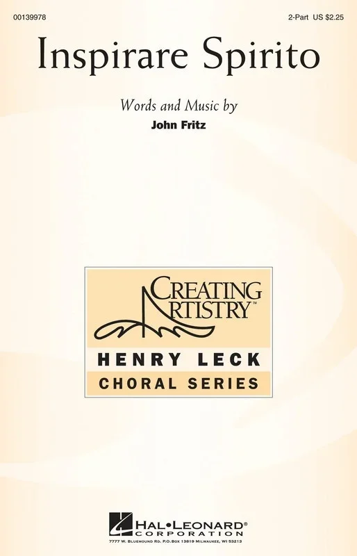 Inspirare Spirito 2 Part (Octavo)