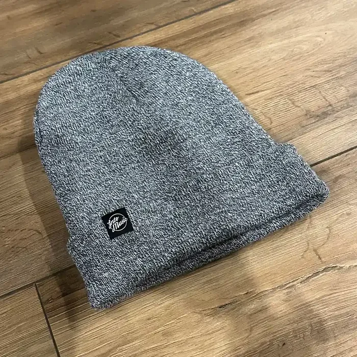 Into Music ‘Support Your Local Drum Store‘ Beanie Hat Heather Grey
