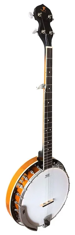 J.Reynolds 5-String Deluxe Banjo with Resonator in Tobacco Burst Gloss