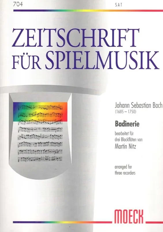 J. S. Bach Badinerie for 3 Recorders