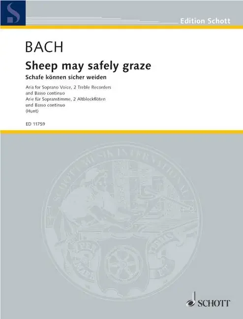 J. S. Bach Sheep may safely graze