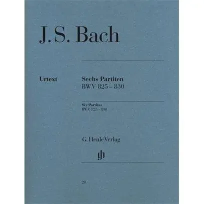 J.S. Bach Six Partitas (Sechs Partiten) G.Henle Verlag Urtext