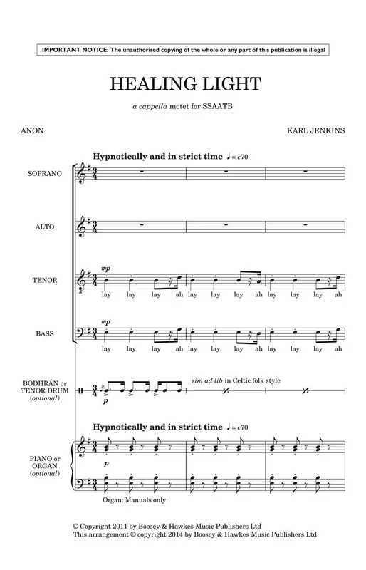 Jenkins: Healing Light from “The Peacemakers “