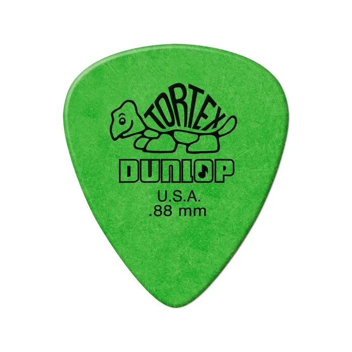 Jim Dunlop 418 Tortex Standard Pick, .88mm, 12-Pack