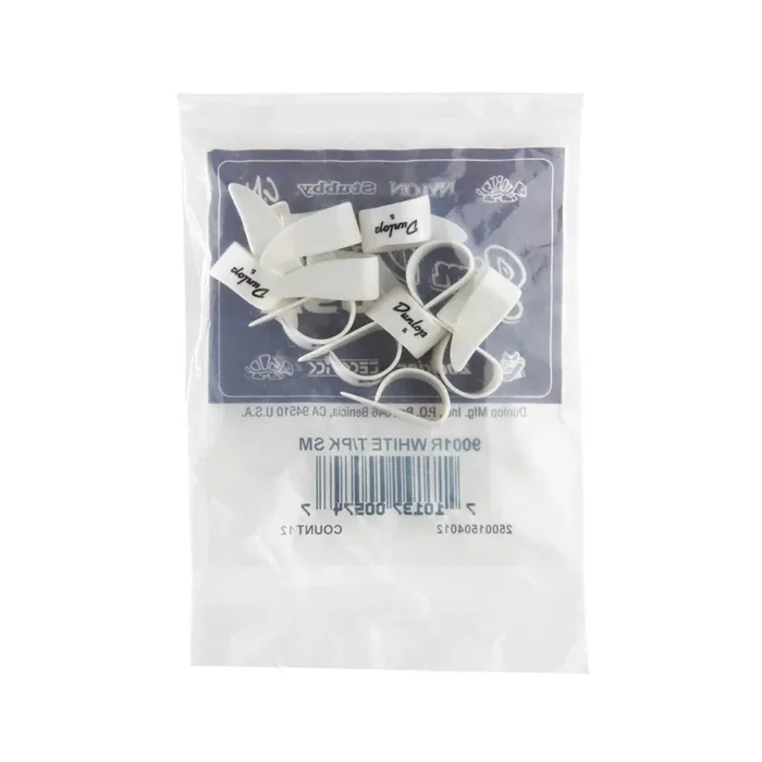 Jim Dunlop 9001 Dunlop White Small Thumbpicks, 12-Pack