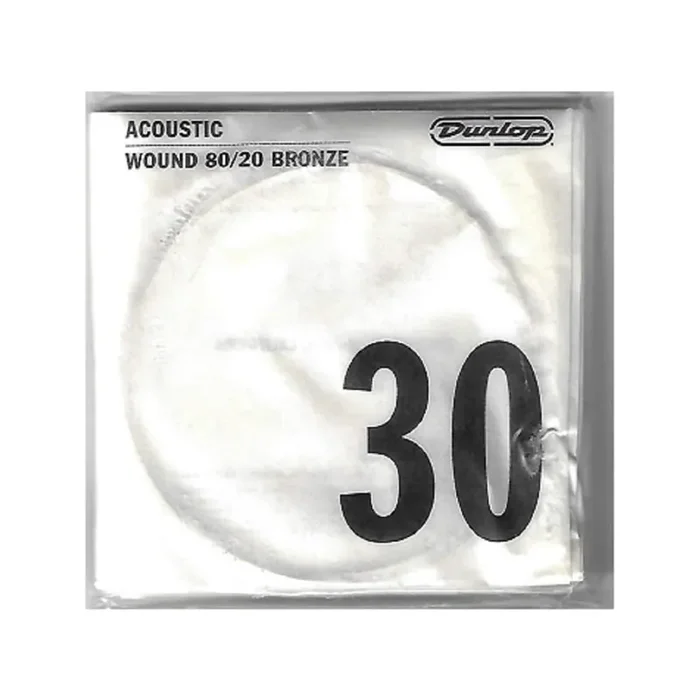 Jim Dunlop Acoustic Guitar String Bronze, 0.030 Wound