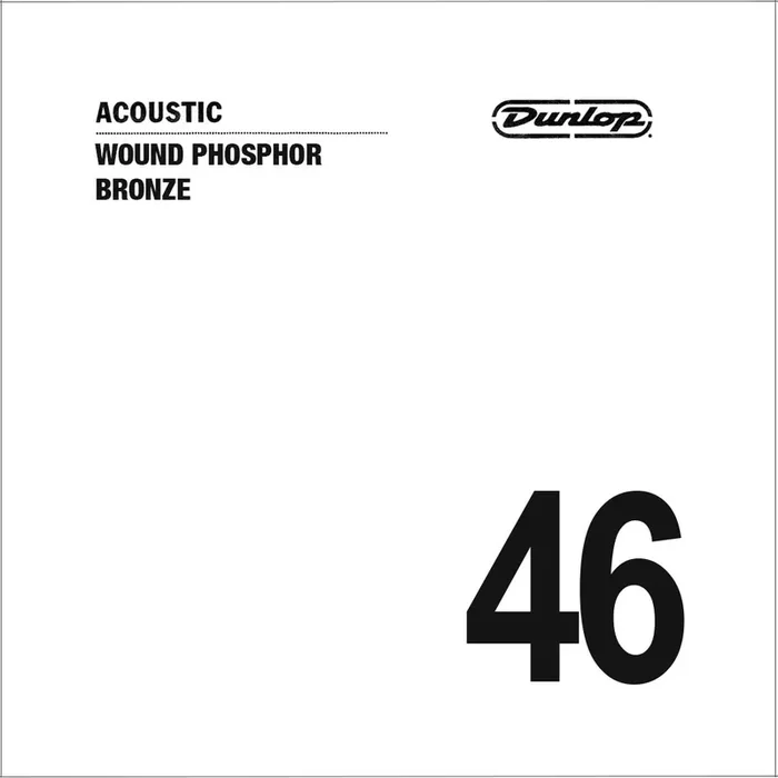 Jim Dunlop DAP46 Phosphor Bronze Acoustic Guitar String, .046