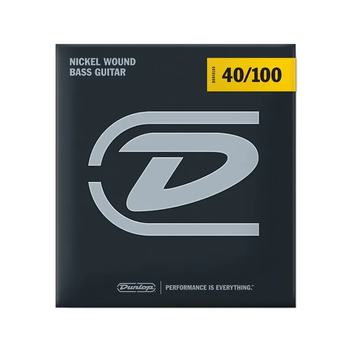 Jim Dunlop DBN40100 Nickel Wound Bass 4-String Set, 40-100