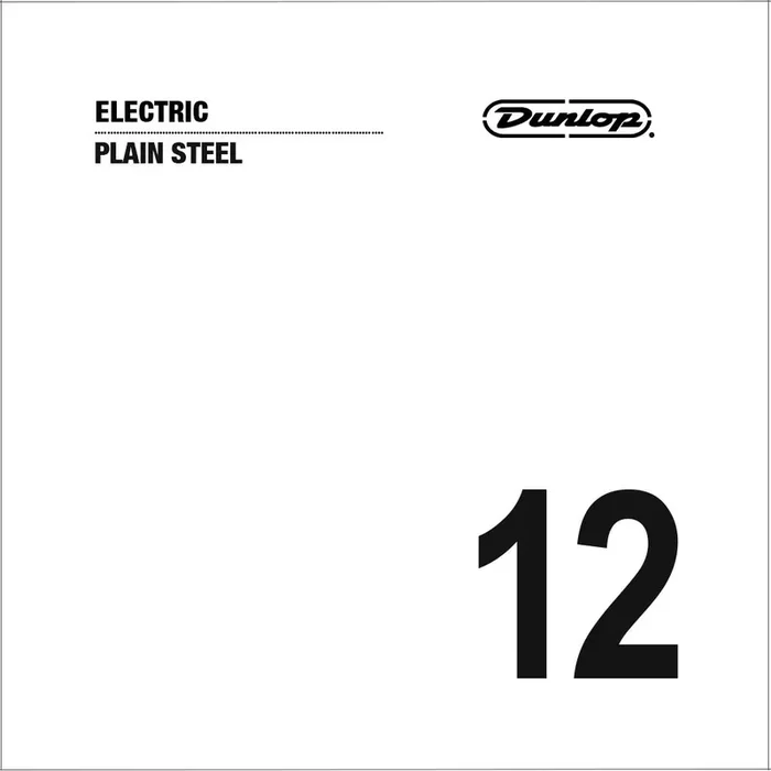 Jim Dunlop DPS12 Plain Steel Electric Guitar String, .012