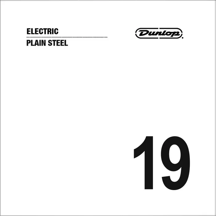 Jim Dunlop DPS19 Plain Steel Electric Guitar String, .019