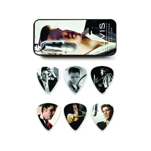 Jim Dunlop EPPT03 Elvis Presley The Wertheimer Collection Pick Tin