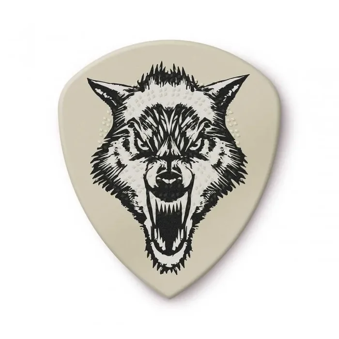 Jim Dunlop James Hetfield Flow White Fang 1.14mm Guitar Picks, 6-Pack