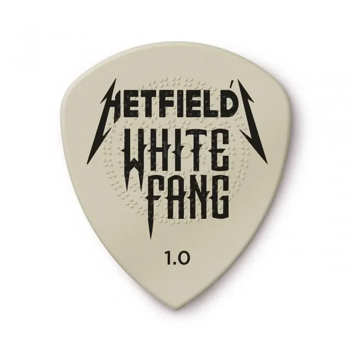 Jim Dunlop James Hetfield Flow White Fang 1mm Guitar Picks, 6-Pack
