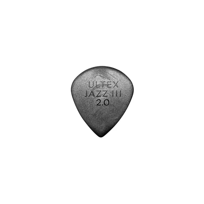 Jim Dunlop Jazz III Ultex 2.0mm Black Guitar Picks Player Pack 6-Pack