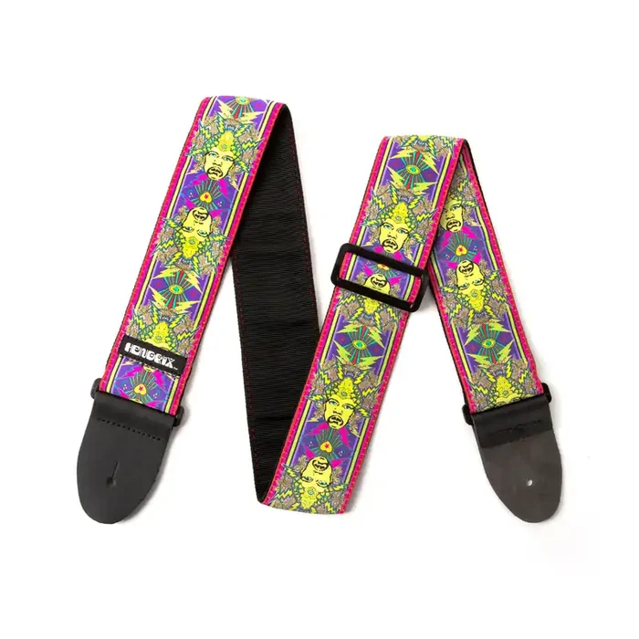 Jim Dunlop JH19 Jimi Hendrix Poster Pink Guitar Strap