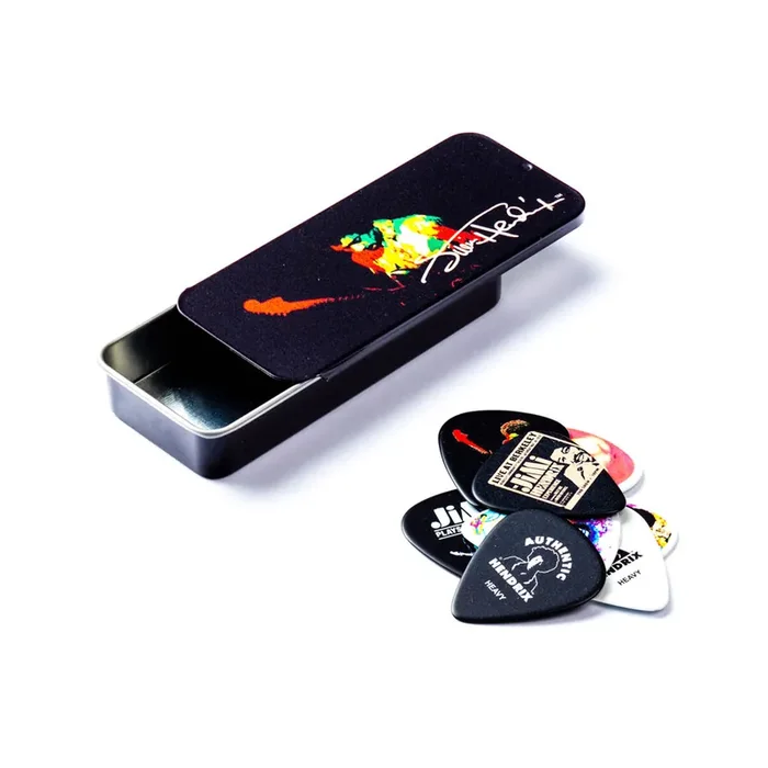 Jim Dunlop JHPT04H Jimi Hendrix Band of Gypsy Pick Tin, Heavy