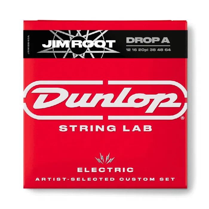 Jim Dunlop Jim Root Signature 12-64 Electric Guitar Strings, Drop-A