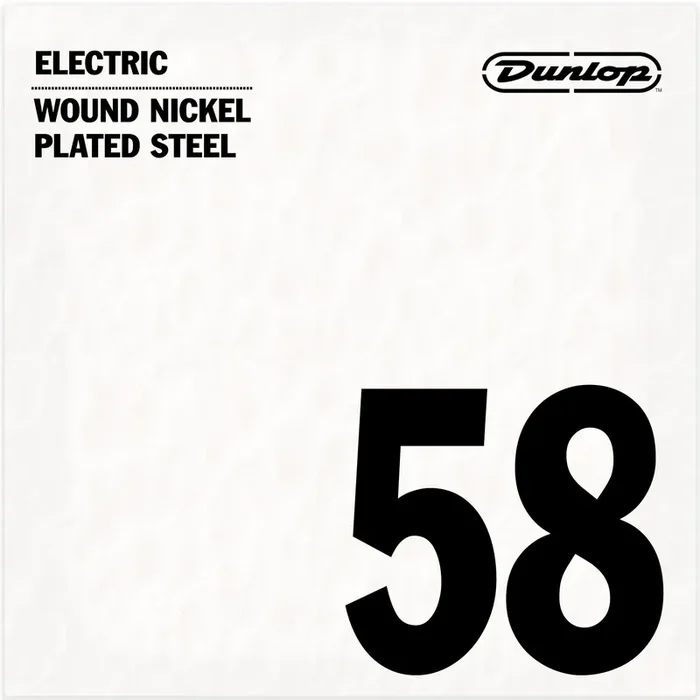 Jim Dunlop Nickel-Plated .058 Electric Guitar Single String