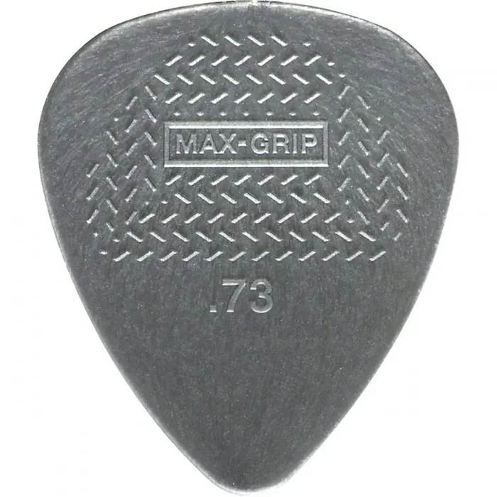 Jim Dunlop Nylon Max-Grip Standard Guitar Plectrum 0.73mm, 12-Pick Player Pack