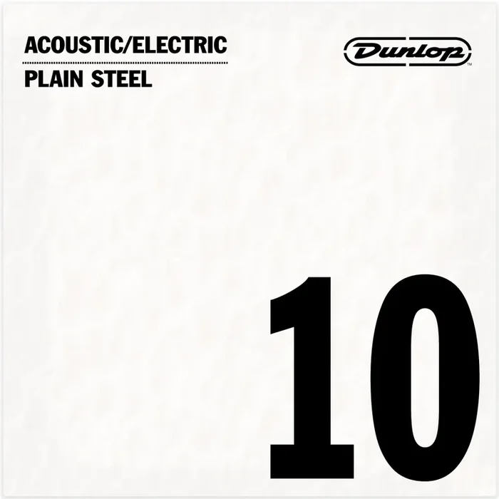 Jim Dunlop Plain Steel 10 (.010″) Single Guitar String