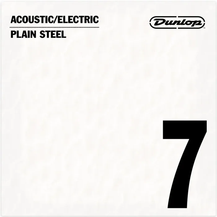 Jim Dunlop Plain Steel 7 (.007″) Single Guitar String