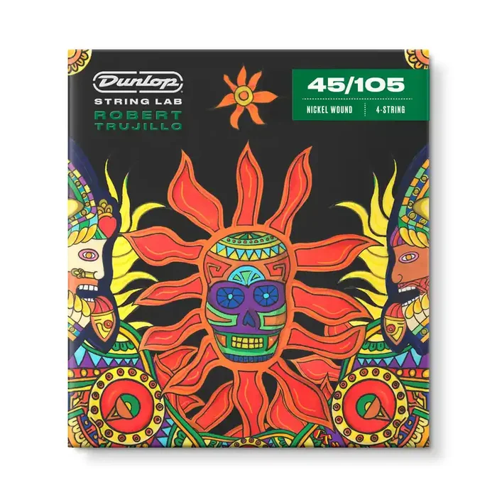 Jim Dunlop Robert Trujillo Signature 4-String Nickel 45-105 Bass Guitar Strings