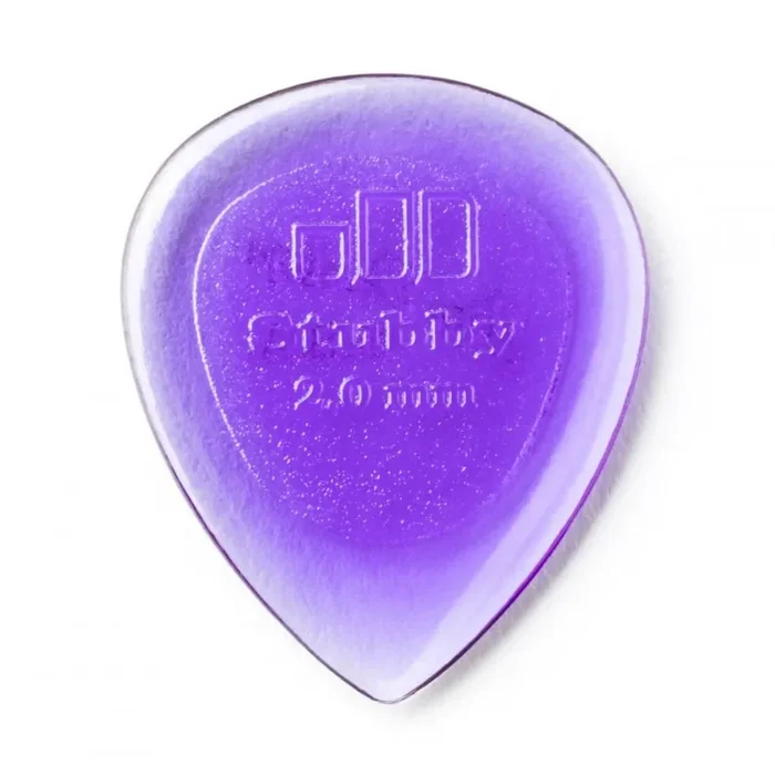 Jim Dunlop Small Stubby 2mm Jazz Plectrum – 6-Pick Player Pack