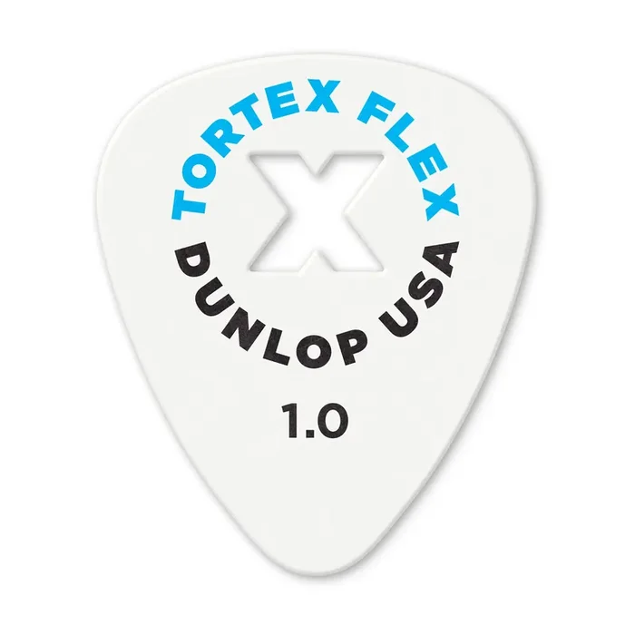 Jim Dunlop TORTEX FLEX X 1mm Guitar Plectrum, 12-Pack