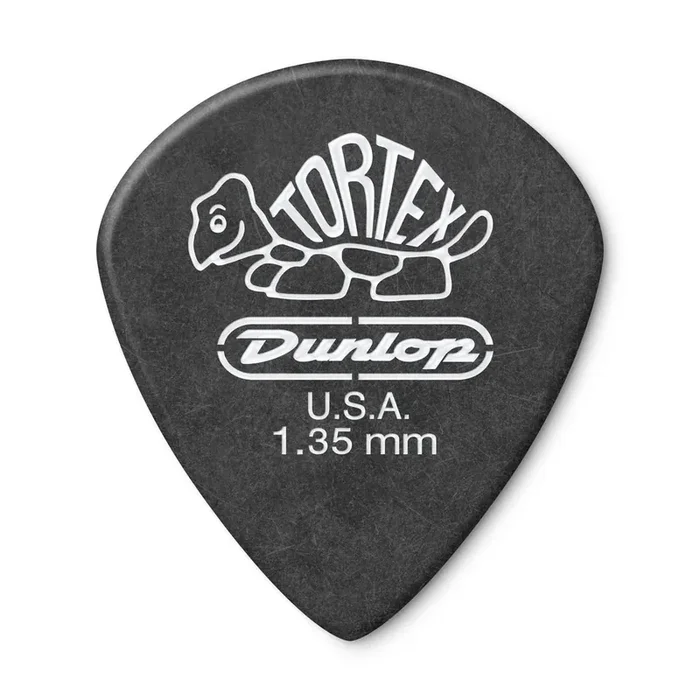 Jim Dunlop Tortex Jazz III XL Series 1.35mm Guitar Plectrum, 12-Pack