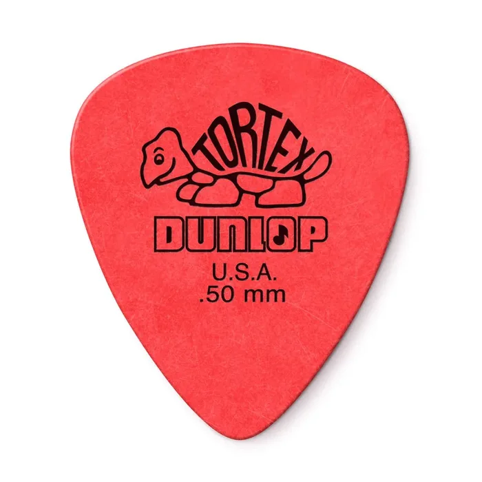 Jim Dunlop TORTEX Standard 0.50mm Guitar Plectrums, 72-Pack