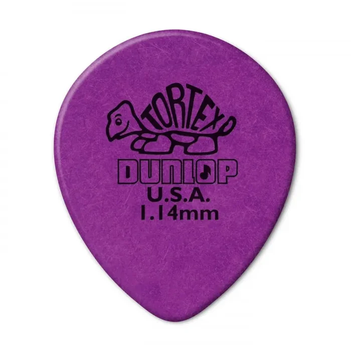 Jim Dunlop Tortex Teardrop 1.14mm (6-Pack) – Purple