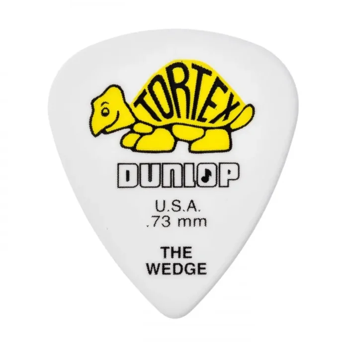 Jim Dunlop TORTEX Wedge .73mm Guitar Plectrums, 12-Pack
