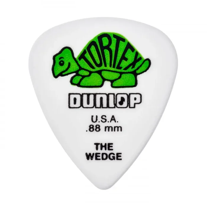 Jim Dunlop TORTEX Wedge .88mm Guitar Plectrums, 12-Pack