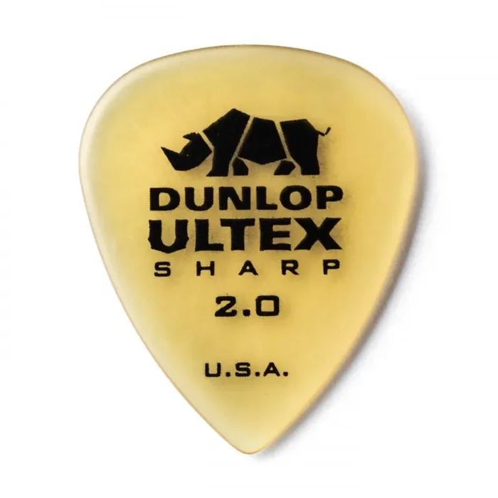 Jim Dunlop Ultex Sharp 2mm Guitar Picks 6-Pack 433P200 – Made in the USA