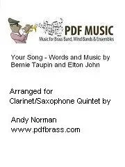 John Elton : John Elton : Your Song – Clarinet, Saxophone – Faber Digital