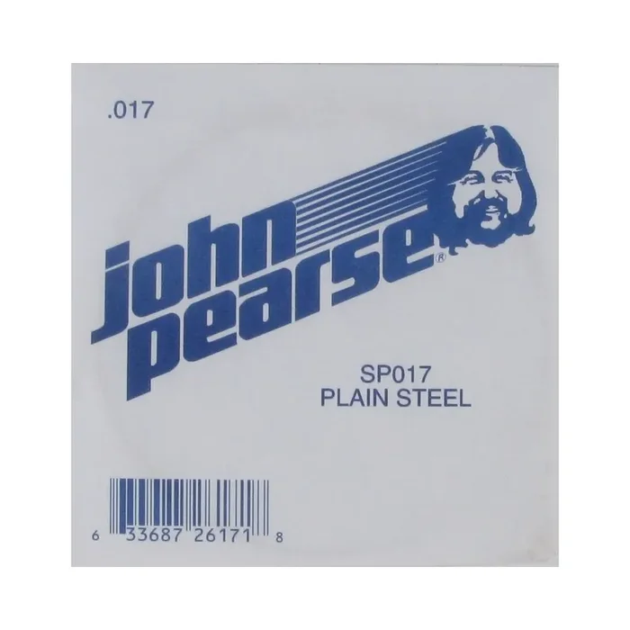 John Pearse Plain Steel .017 Single String