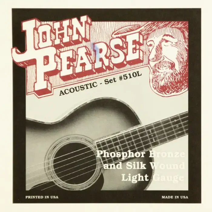 John Pearse Silk & Phosphor Bronze 11-49 Acoustic Guitar Strings