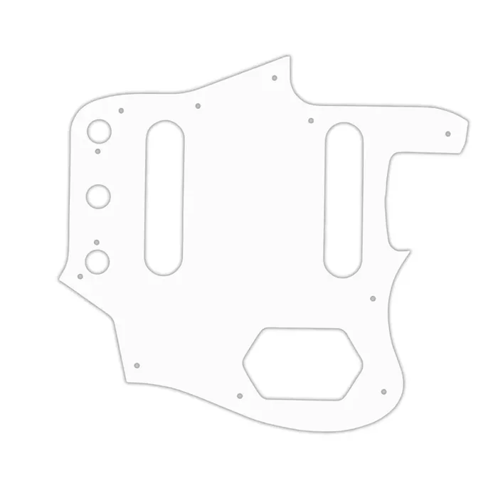 Johnny Marr Signature Series Jaguar – Solid Shiny White .090″ / 2.29mm thick, with bevelled edge