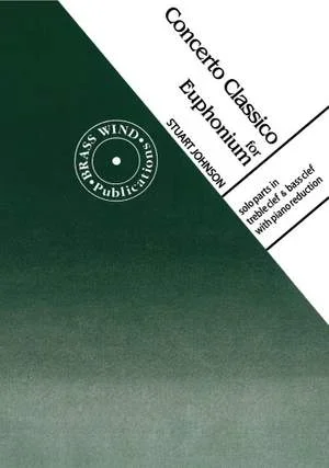 Johnson : Concerto Classico For Euphonium Treble Clef And Bass Clef Parts & Piano