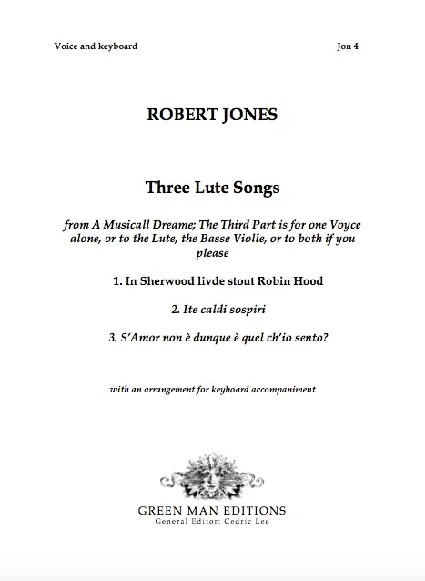 Jones Three Lute Songs