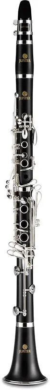 Jupiter JCL750SQ Bb Clarinet Grenadilla, Silver Plated