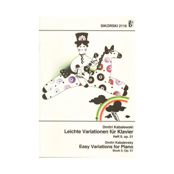 Kabalevsky, Dmitry – Easy Variations for Piano op. 51