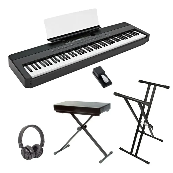 Kawai ES920 Portable Satin Black Digital Piano – Standard Bundle