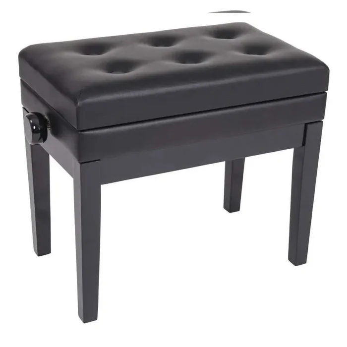 Kinsman KPB10 Deluxe Adjustable Wooden Piano Bench with Storage