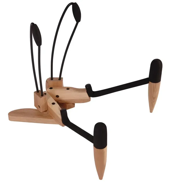 Kinsman Premium Series Wooden A-Frame Acoustic Guitar Stand