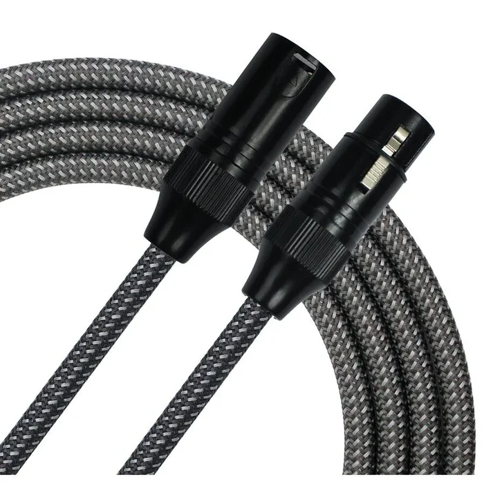 Kirlin Premium Plus 30ft XLR Male to Female Microphone Cable – 20 Gauge OFC
